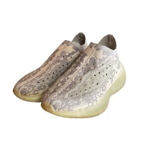 Yeezy x Adidas White Grey Knit Fabric Boost 380 Alien Low Top Sneakers Size 5.5